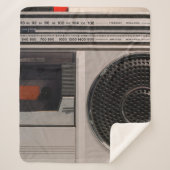 Couverture Sherpa Radiocassette radio stéréo portable rétro obsolète (Devant)