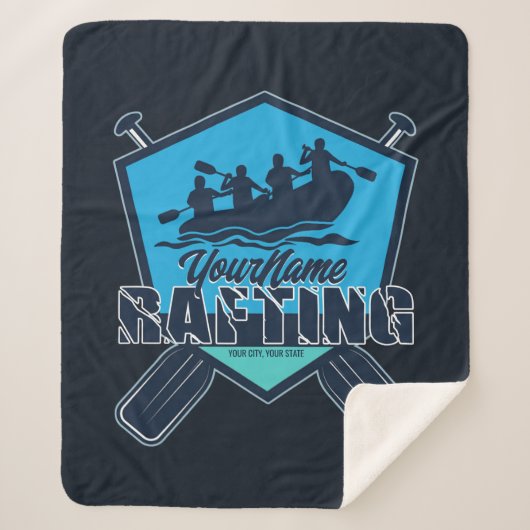 Couverture Sherpa Rafting personnalisé Whitewater River Adventure (Devant)