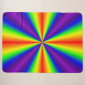 Couverture Sherpa Rainbow Cross Sherpa Blanket (Devant (Horizontal))