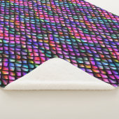 Couverture Sherpa Rainbow Dragon Scales Sherpa Blanket (3/4)