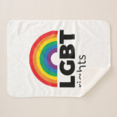 Couverture Sherpa Rainbow Rights (Devant (Horizontal))