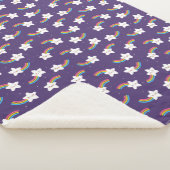 Couverture Sherpa Rainbow Stars Sherpa Blanket (3/4)