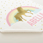 Couverture Sherpa Rainbow Unicorn Girl (3/4)