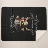 Couverture Sherpa Raisonnent le rhum est crâne allé de pirate (Devant (Horizontal))