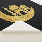 Couverture Sherpa Ramadan Kareem Golden Helal (3/4)