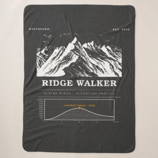 Couverture Sherpa Randonnée sur crête Ridge Walker profil altimétriq