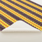 Couverture Sherpa Rayé Rétro (3/4)