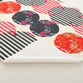 Couverture Sherpa Rayures de tranche de citron bold (7) (3/4)