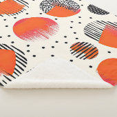 Couverture Sherpa Rayures de tranches de citrus gras (4) (3/4)