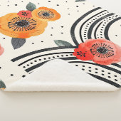 Couverture Sherpa Rayures de tranches de citrus gras (9) (3/4)