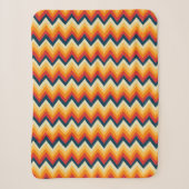Couverture Sherpa Rayures en zigzag à l'aquarelle (Devant)