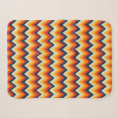 Couverture Sherpa Rayures en zigzag à l'aquarelle (Devant (Horizontal))