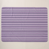 Couverture Sherpa Rayures violettes (Devant (Horizontal))
