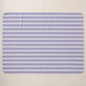 Couverture Sherpa Rayures violettes (Devant (Horizontal))