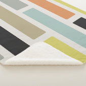 Couverture Sherpa Rectangles modernes du milieu du siècle (3/4)