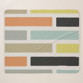 Couverture Sherpa Rectangles modernes du milieu du siècle (Devant (Horizontal))
