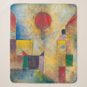 Couverture Sherpa Red Balloon Paul Klee