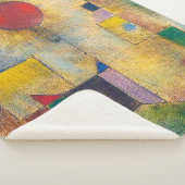 Couverture Sherpa Red Balloon | Paul Klee | (3/4)