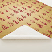 Couverture Sherpa Red Christmas se bat contre l'or (3/4)