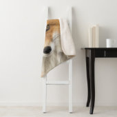 Couverture Sherpa Red Fox Portrait (En situation)