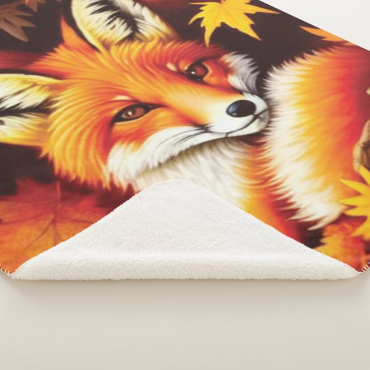 Couverture Sherpa Red Fox Sherpa Blanket (3/4)