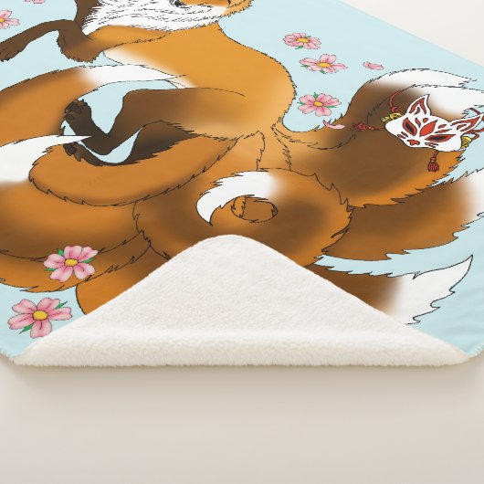 Couverture Sherpa Red Fox Tails Kitsune Kasai (3/4)