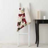 Couverture Sherpa Red Green Cream Camo (En situation)