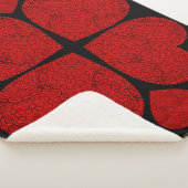 Couverture Sherpa Red Heart Mandala (3/4)