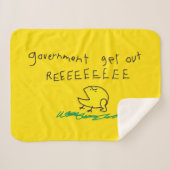 Couverture Sherpa REE SNEKRIGHT Gadsden Flag (Devant (Horizontal))