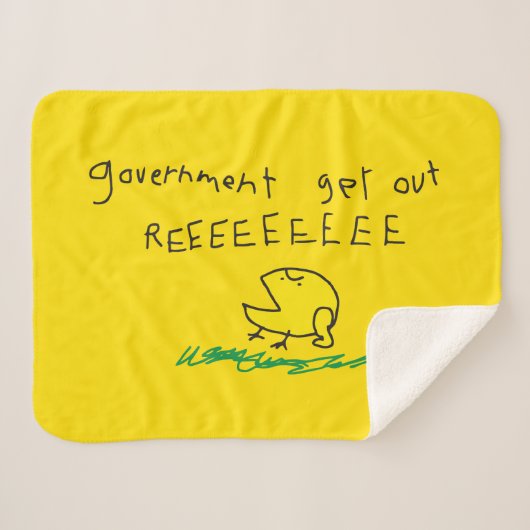 Couverture Sherpa REE SNEKRIGHT Gadsden Flag (Devant (Horizontal))