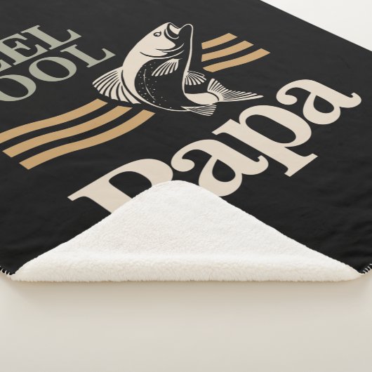 Couverture Sherpa Reel Cool Papa - Cadeaux père et grand-père (3/4)