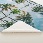 COUVERTURE SHERPA RÉFLEXION DE L'EAU DES PALMIERS DE COCO (3/4)