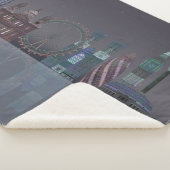 Couverture Sherpa Réflexions de la nuit Londres Skyline (3/4)