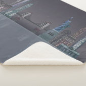 Couverture Sherpa Réflexions de nuit d'horizon de New York (3/4)