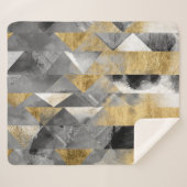 Couverture Sherpa Réflexions dorées I (Devant (Horizontal))