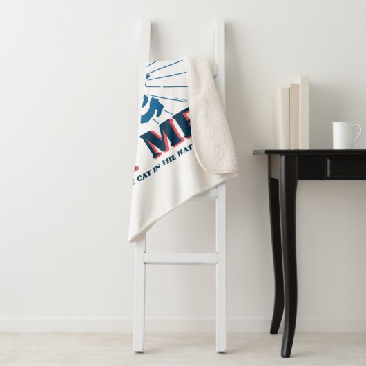 Couverture Sherpa Regarde-Moi Chat Dans Le Casquette (En situation)