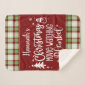 Couverture Sherpa Regarder le film de Noël (Devant (Horizontal))