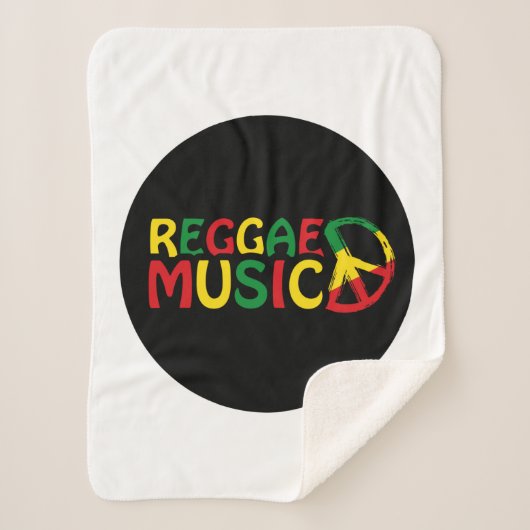 Couverture Sherpa Reggae Musique design, reggae art (Devant)