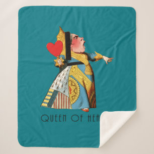 Couverture Sherpa Reine de Cœur Alice au Pays des Merveilles Classiq