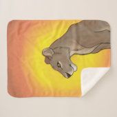 Couverture Sherpa Reine Lioness (Devant (Horizontal))
