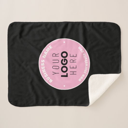 Couverture Sherpa Remplacement et modification faciles du logo | Ros (Devant (Horizontal))