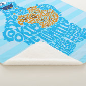 Couverture Sherpa Remplissage du Motif de monstre de cookies (3/4)