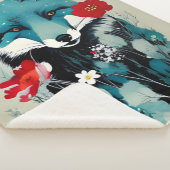 Couverture Sherpa Renard bleu (3/4)