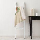 Couverture Sherpa Renard couché Blanche Sherpa Sherpa (En situation)