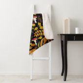 Couverture Sherpa Renard d'automne sur noir (En situation)