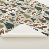 Couverture Sherpa Renard de la forêt hivernale (3/4)