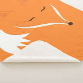Couverture Sherpa Renard dormant Sherpa Blanche (3/4)