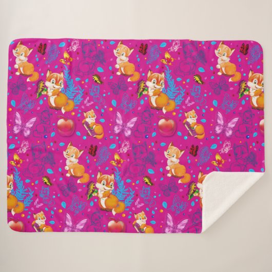 Couverture Sherpa renard et papillon (Devant (Horizontal))