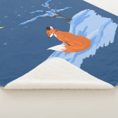 Couverture Sherpa Renard nocturne d'hiver (3/4)