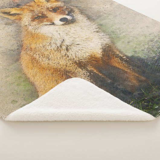 Couverture Sherpa Renard rouge (3/4)